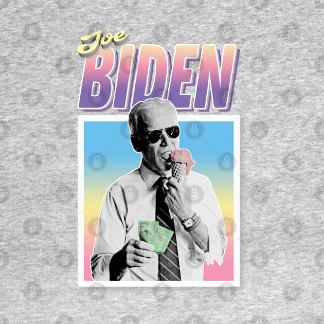 Joe Biden Graphic Design 90s Style Hipster Statement Tee by DankFutura